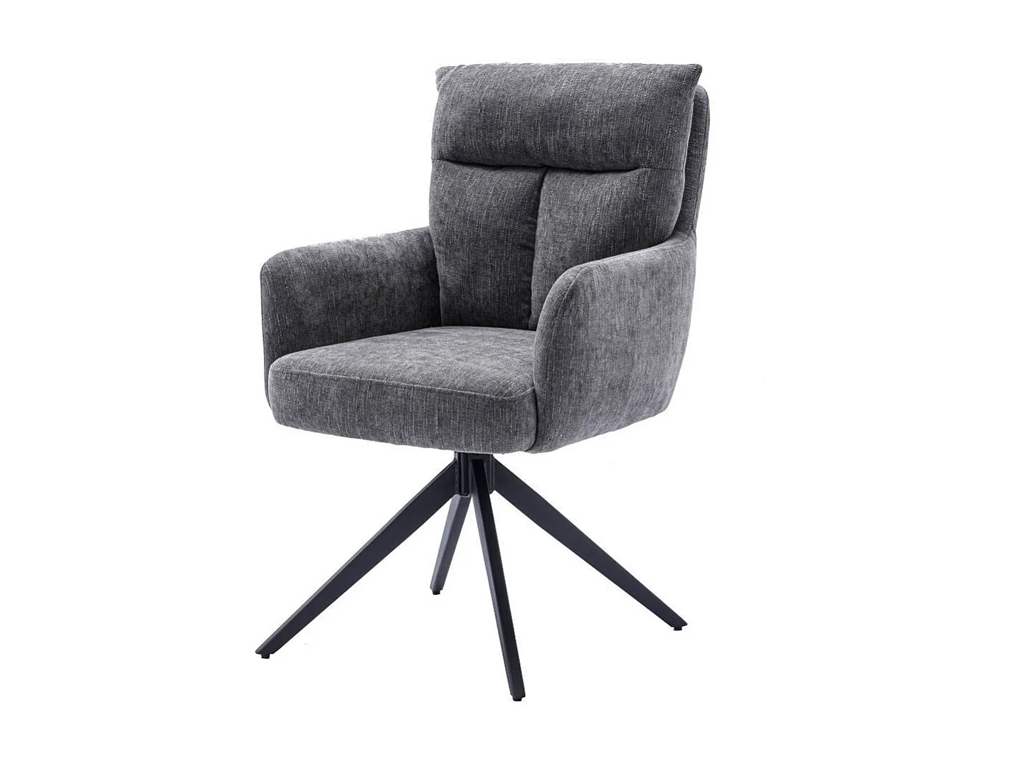 Esszimmerstuhl Polsterstuhl mit Armlehnen und hoher Rückenlehne (2er Set)