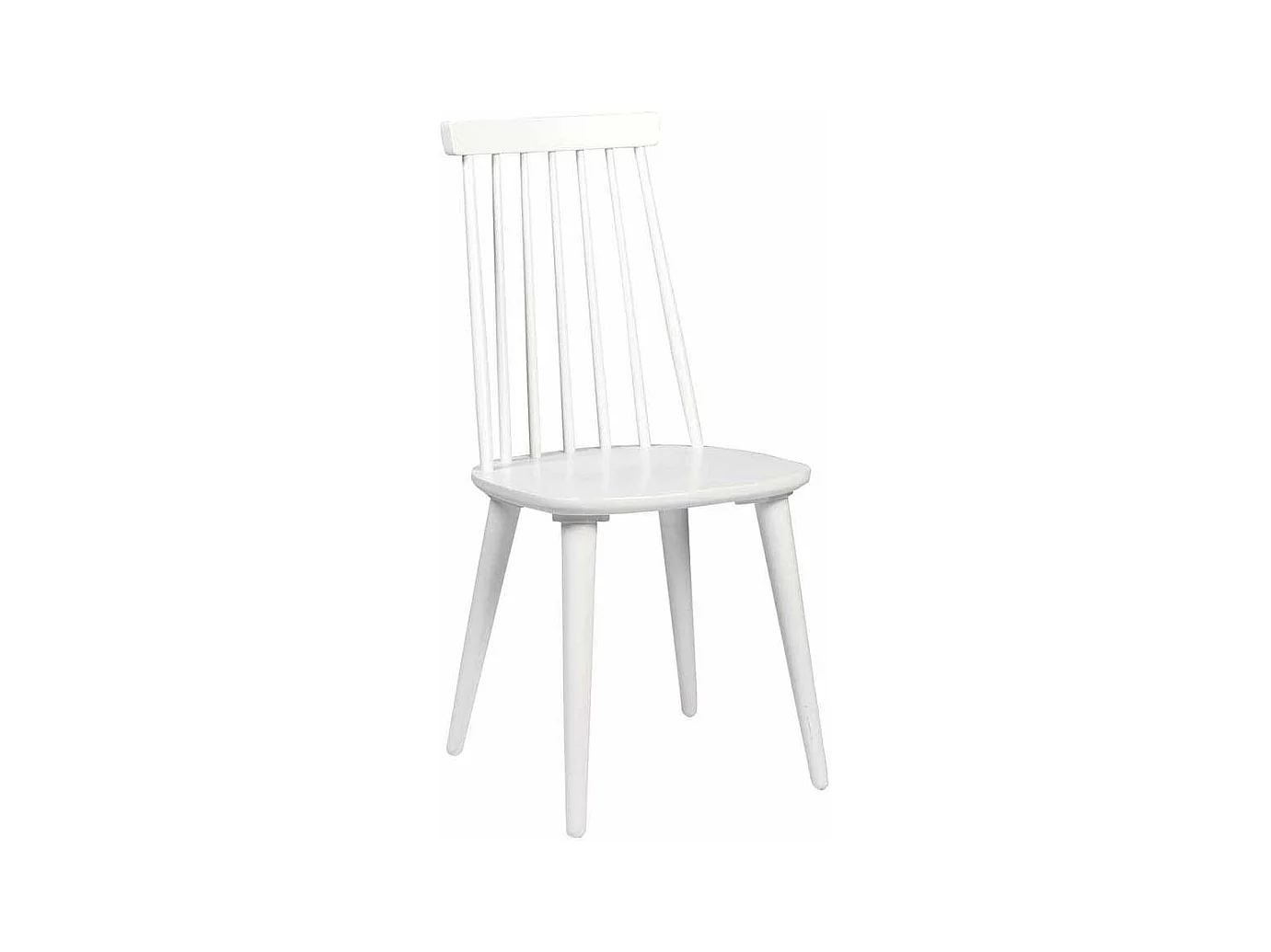 Stuhl in Wei� massiv (4er Set)