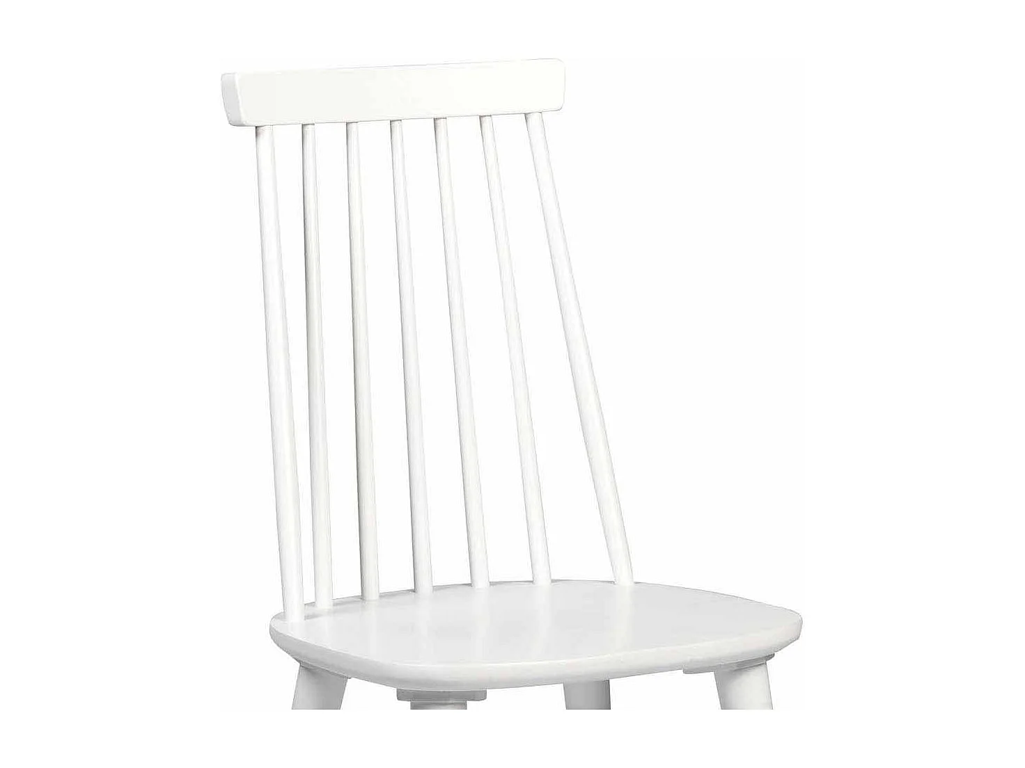 Stuhl in Weiß massiv (4er Set)