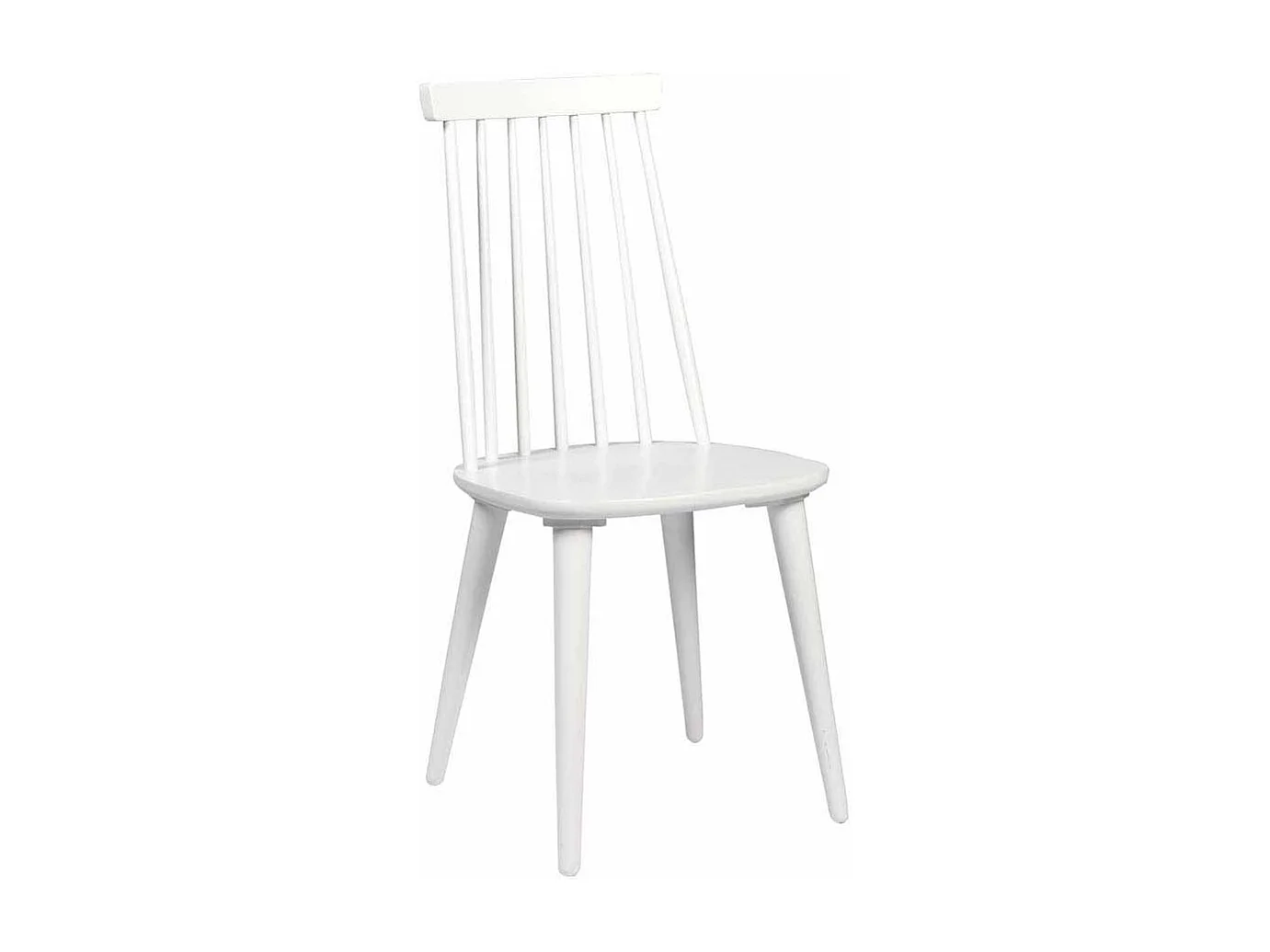 Stuhl in Weiß massiv (4er Set)