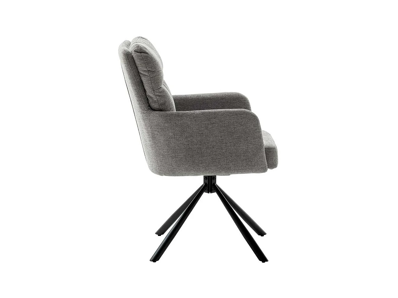 Stuhl mit Armlehnen gepolstert (2er Set)