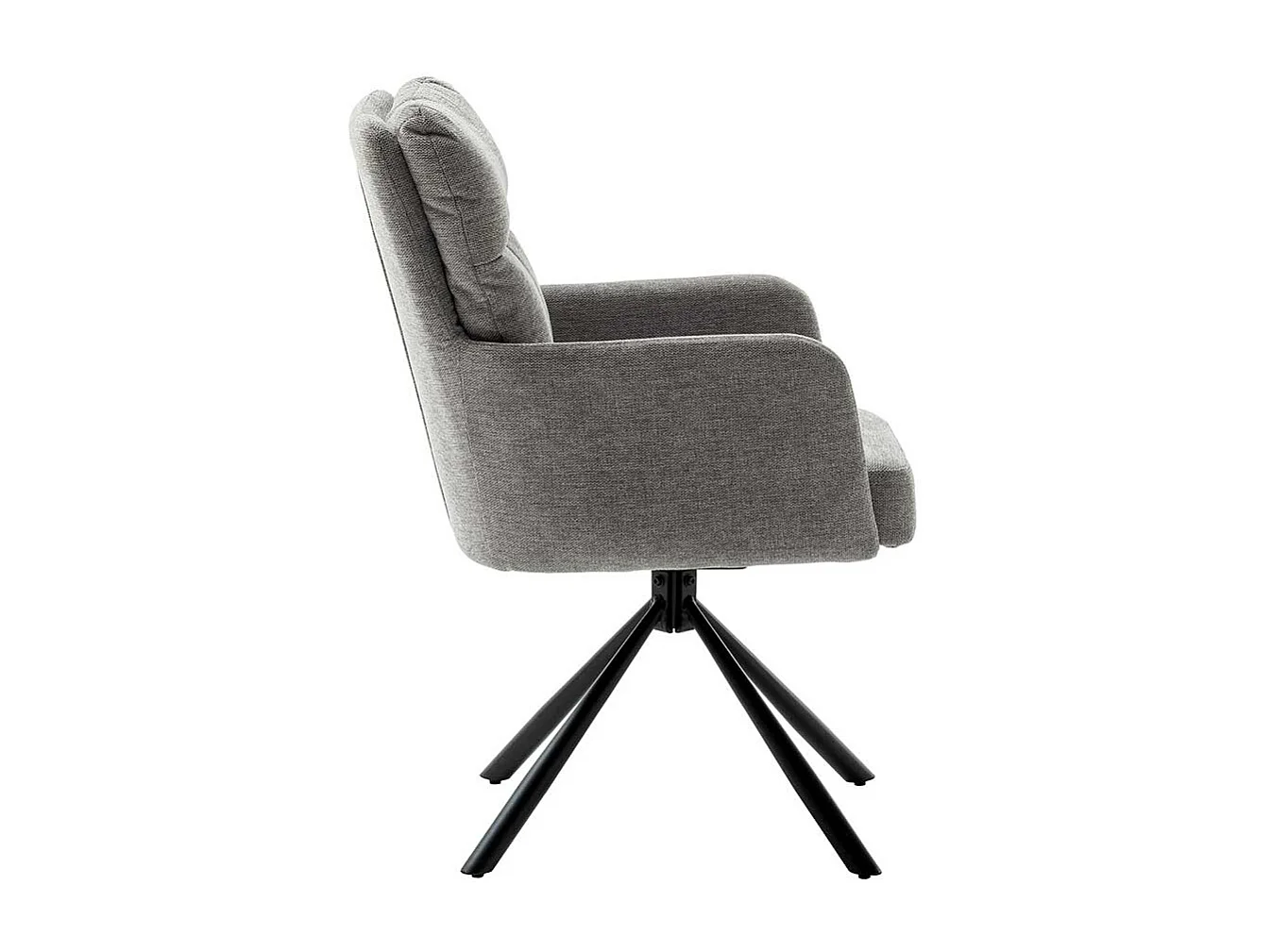 Stuhl mit Armlehnen gepolstert (2er Set)