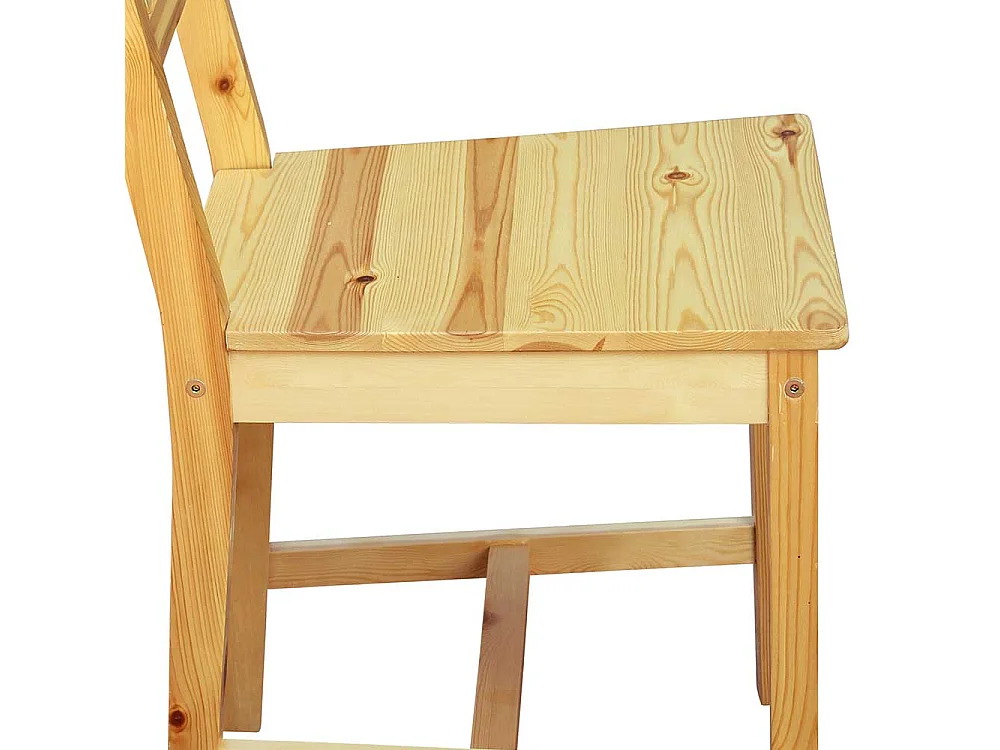 Holz Stuhl Set Kiefer im Landhausstil Massivholz (2er Set)