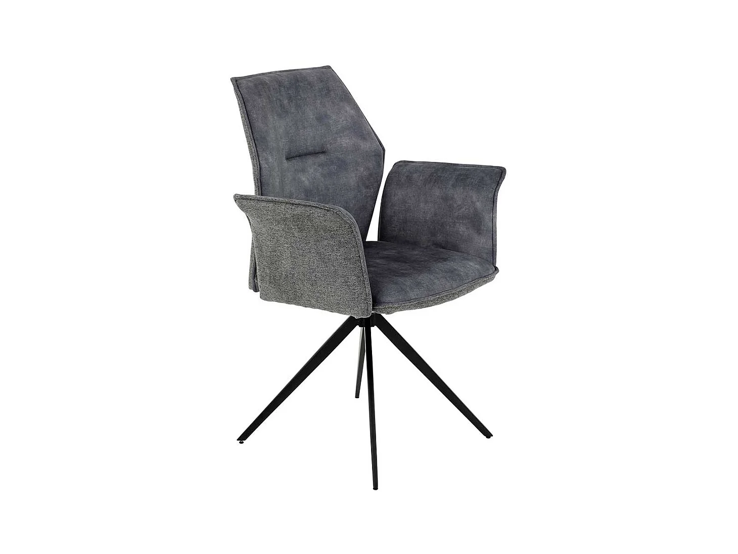 Armlehnenstuhl in modernem Design Gestell aus Metall (4er Set)