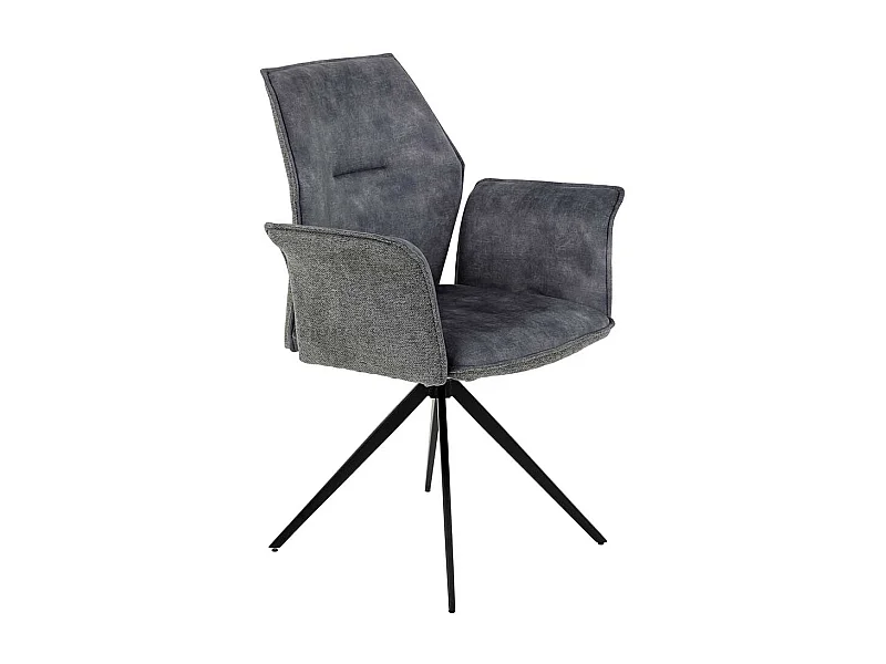 Armlehnenstuhl in modernem Design Gestell aus Metall (4er Set)