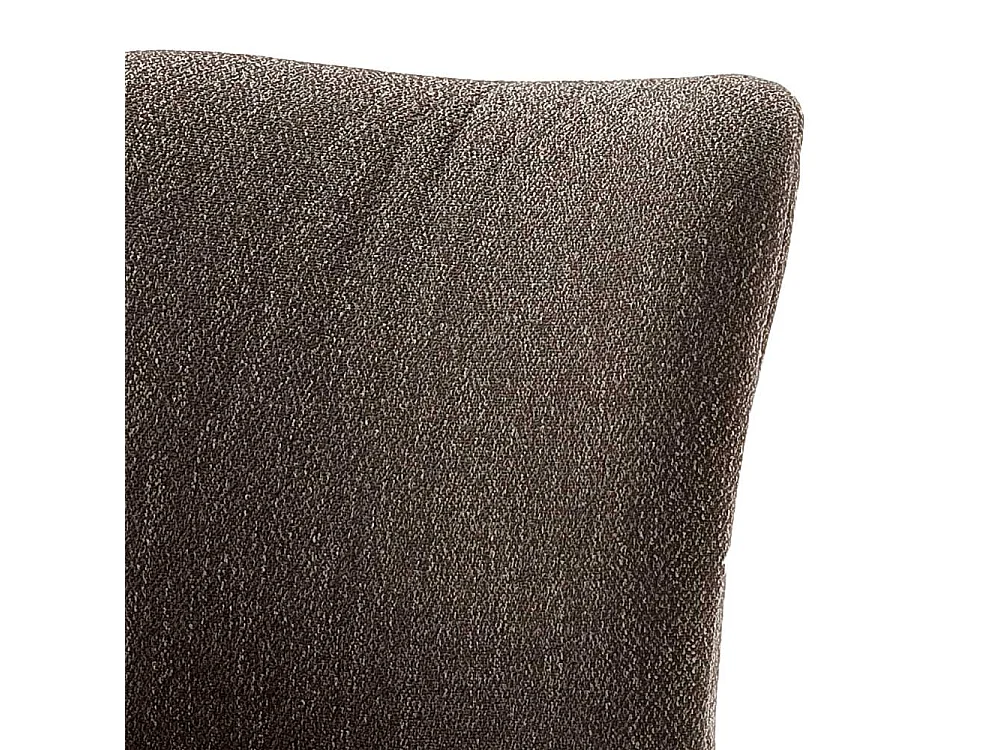 Freischwinger in Hellbraun Stoff hoher Lehne (2er Set)