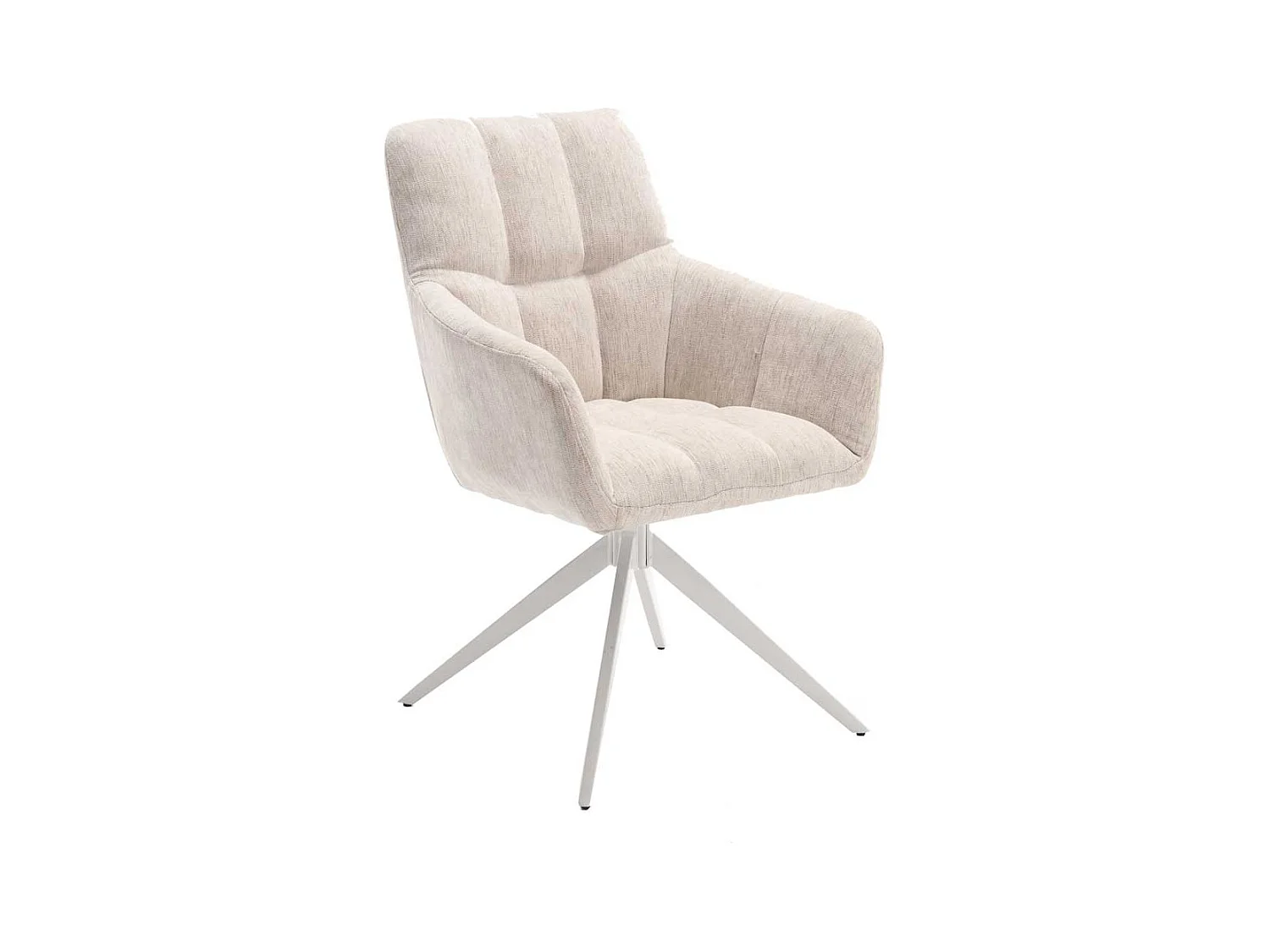 Esszimmerstuhl drehbar Gestell aus Metall (2er Set)