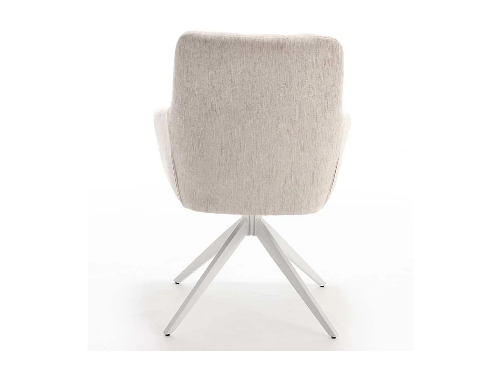 Esszimmerstuhl drehbar Gestell aus Metall (2er Set)