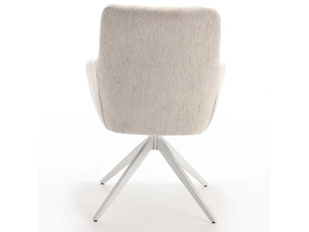 Esszimmerstuhl drehbar Gestell aus Metall (2er Set)