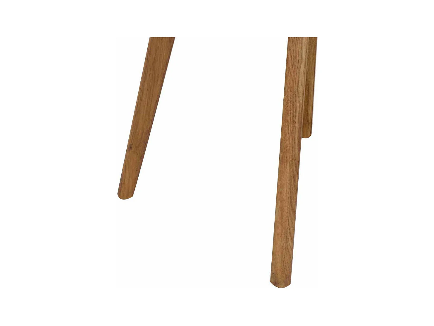 Polsterstuhl in Braun Microfaser Wildeiche Massivholz