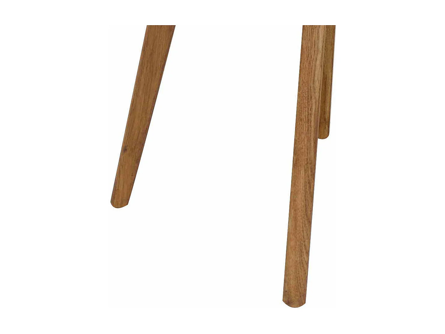 Polsterstuhl in Braun Microfaser Wildeiche Massivholz