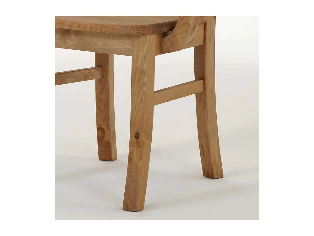 Esstischstuhl mit Armlehnen Kiefer Massivholz (2er Set)