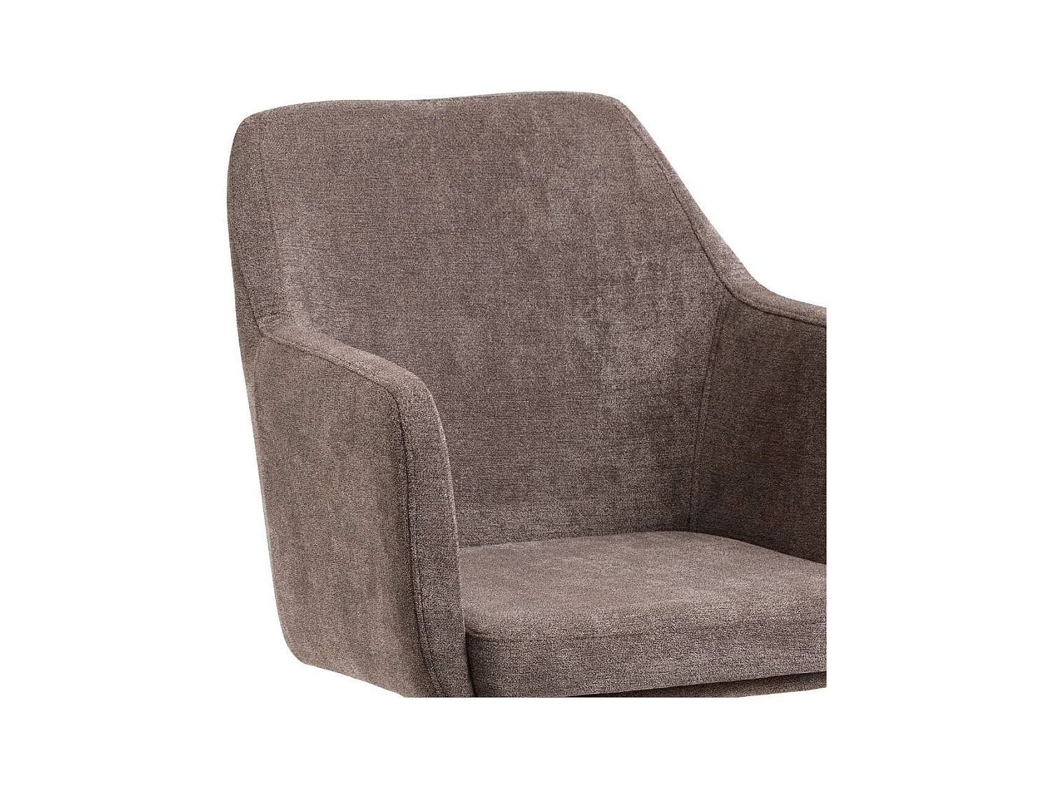 Armlehnstuhl Esstischstuhl drehbar mit Gestell aus Metall