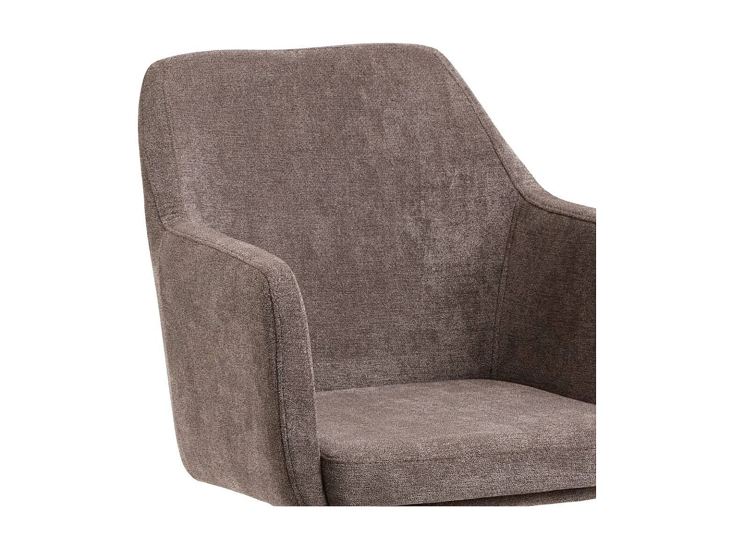 Armlehnstuhl Esstischstuhl drehbar mit Gestell aus Metall