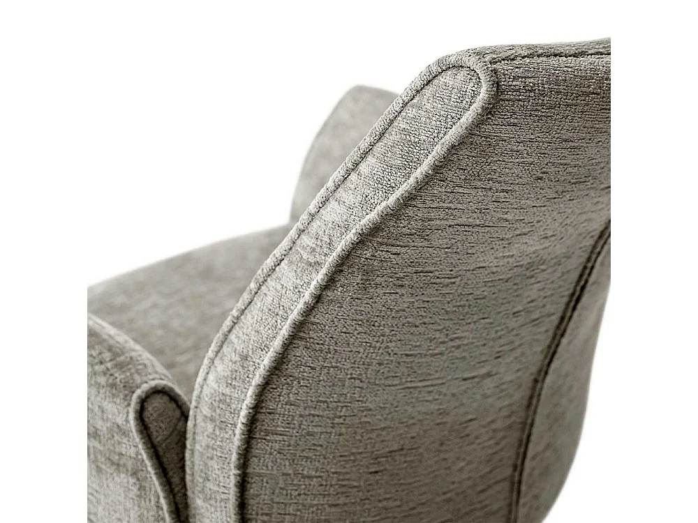 Esszimmerstuhl Taupe in modernem Design Armlehnen (2er Set)