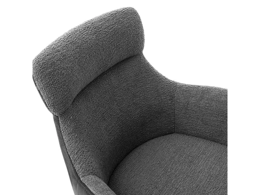 Esstischstuhl in Anthrazit Gestell aus Metall (2er Set)