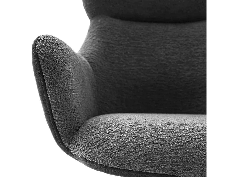 Esstischstuhl in Anthrazit Gestell aus Metall (2er Set)