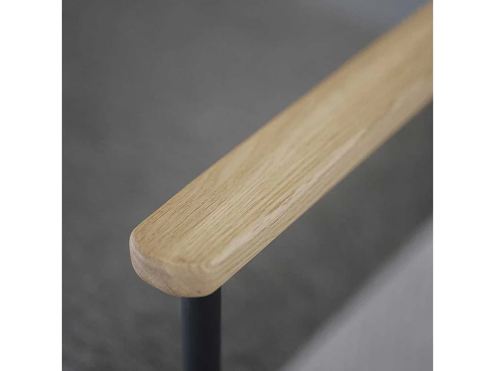 Stuhl Küche Kuechenstuhl mit Armlehnen und Metall Oberfläche (2er Set)