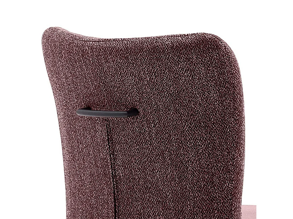 Schwingst�hle in Dunkelrot hoher Lehne (2er Set)