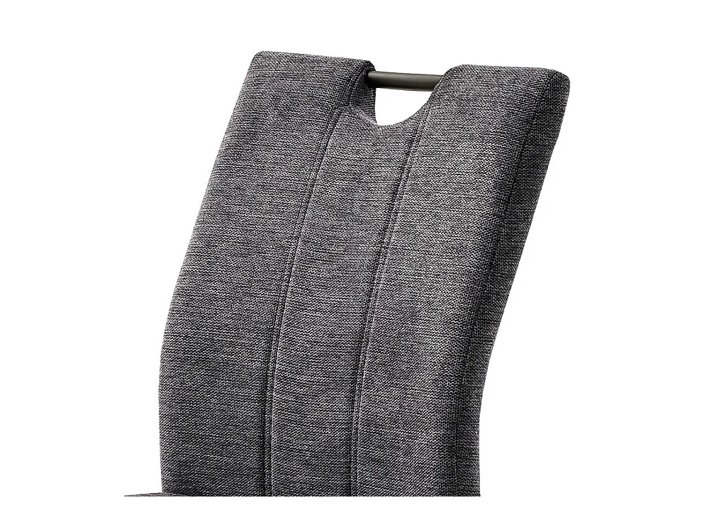 Freischwinger in Anthrazit und Schwarz Metallgestell (2er Set)