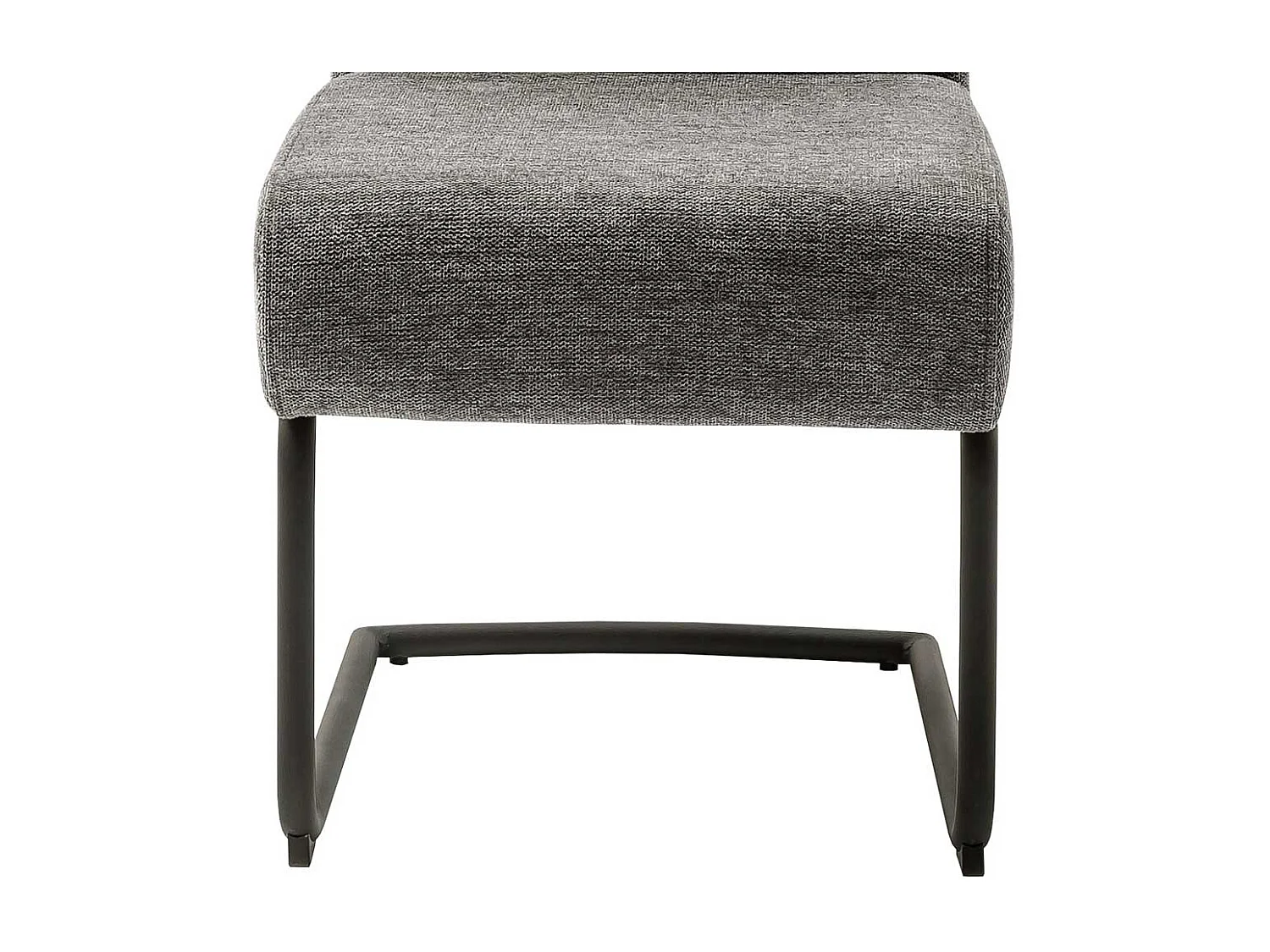 Freischwinger in Anthrazit und Schwarz Metallgestell (2er Set)