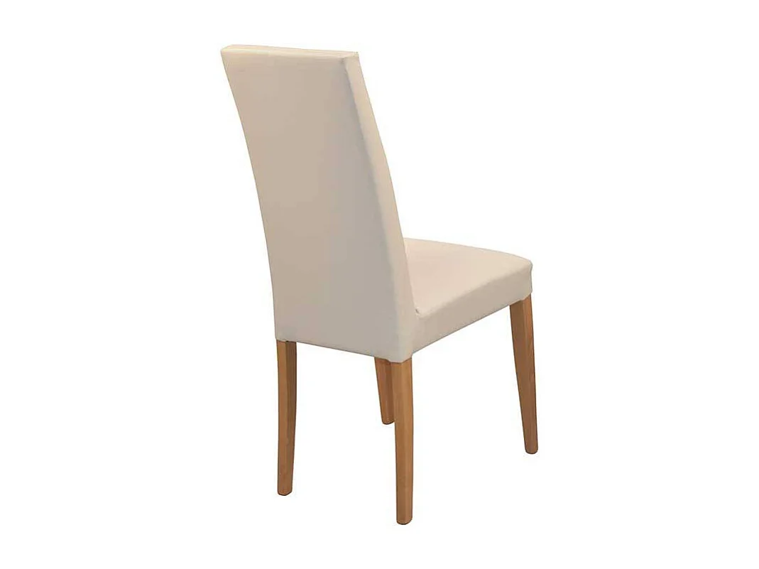 Esszimmerstühle Hochlehner in Beige Eichefarben (2er Set)