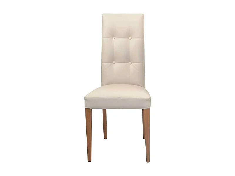 Esszimmerstühle Hochlehner in Beige Eichefarben (2er Set)