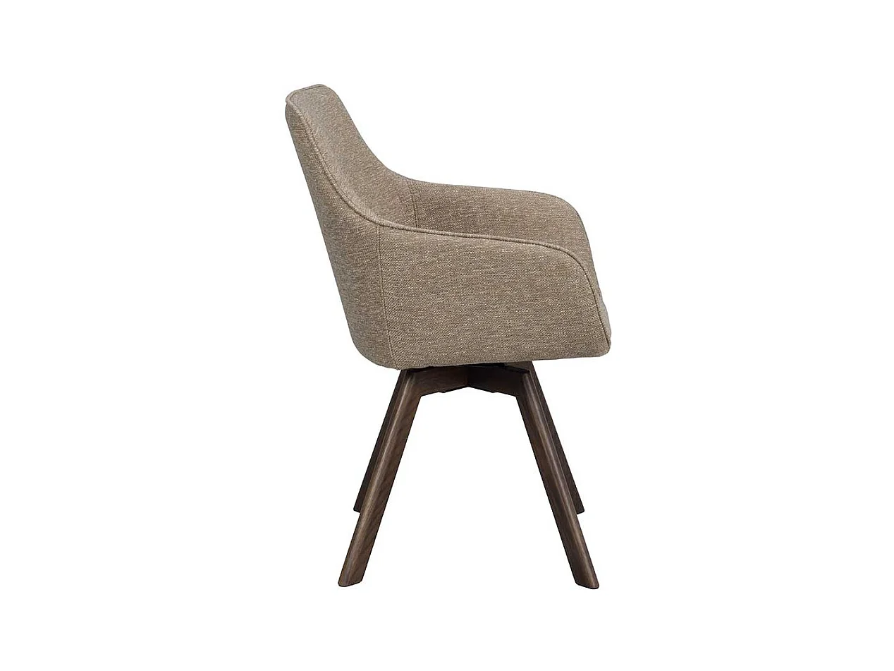 Armlehnstuhl Stuhl Esszimmer mit Armlehnen drehbar (2er Set)