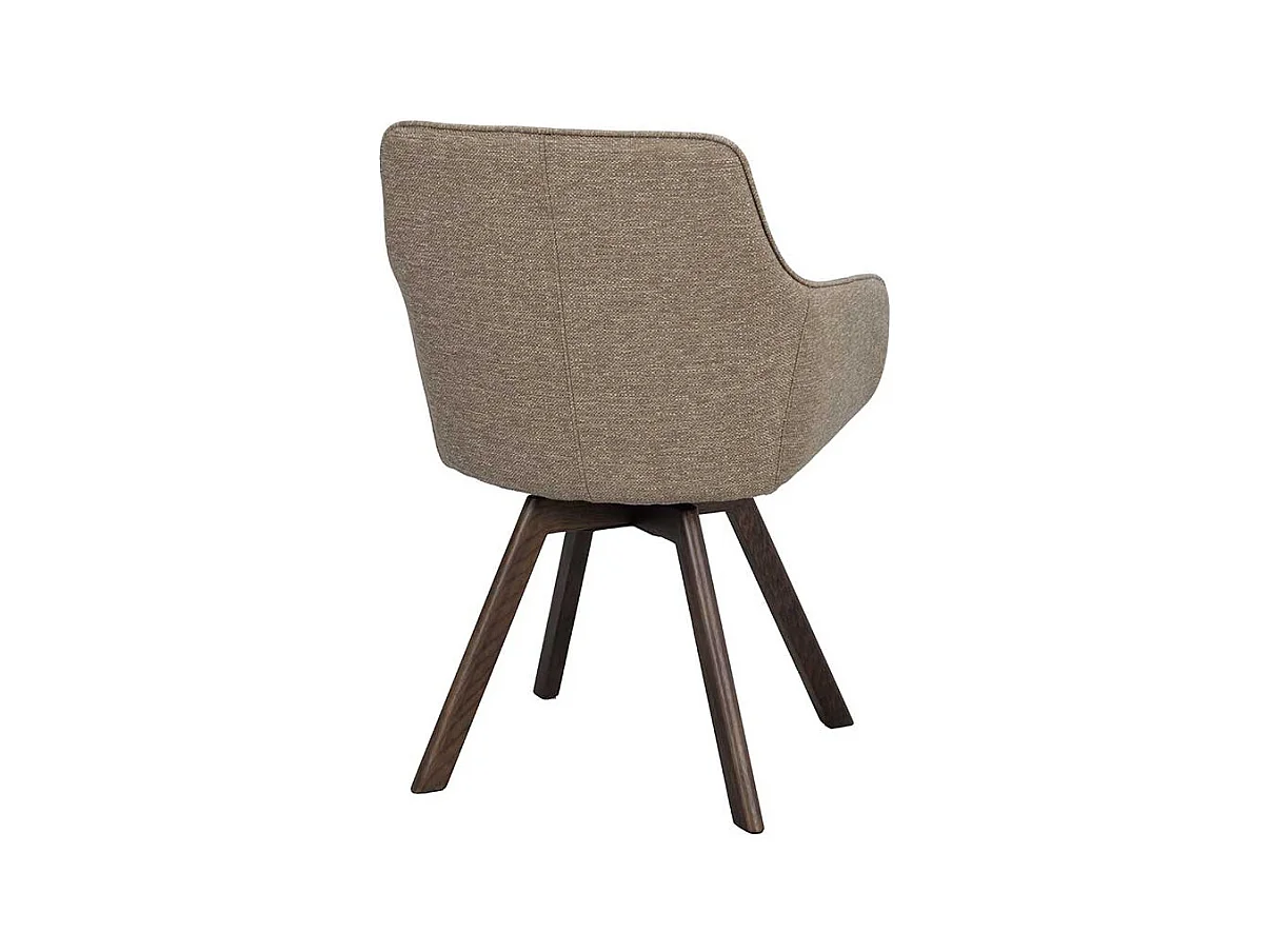 Armlehnstuhl Stuhl Esszimmer mit Armlehnen drehbar (2er Set)