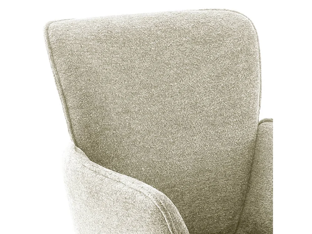 Esszimmerstuhl Wohnzimmerstuhl um 360 Grad drehbar in Cremeweiß (2er Set)