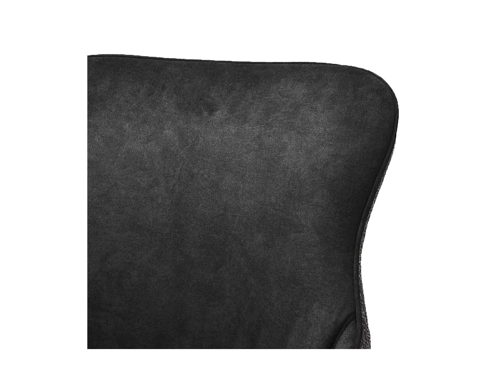 Esstisch St�hle in Anthrazit Stoff drehbar (2er Set)
