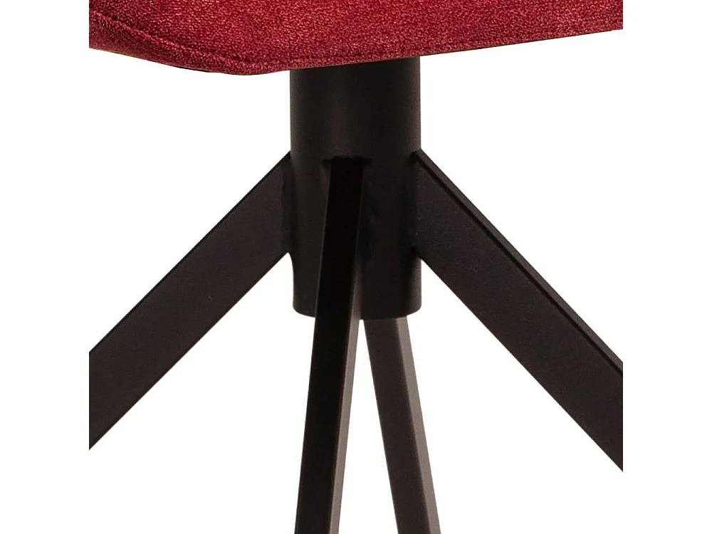 Polsterstuhl Esszimmer Küchenstuhl aus Flockstoff mit Steppungen (2er Set)