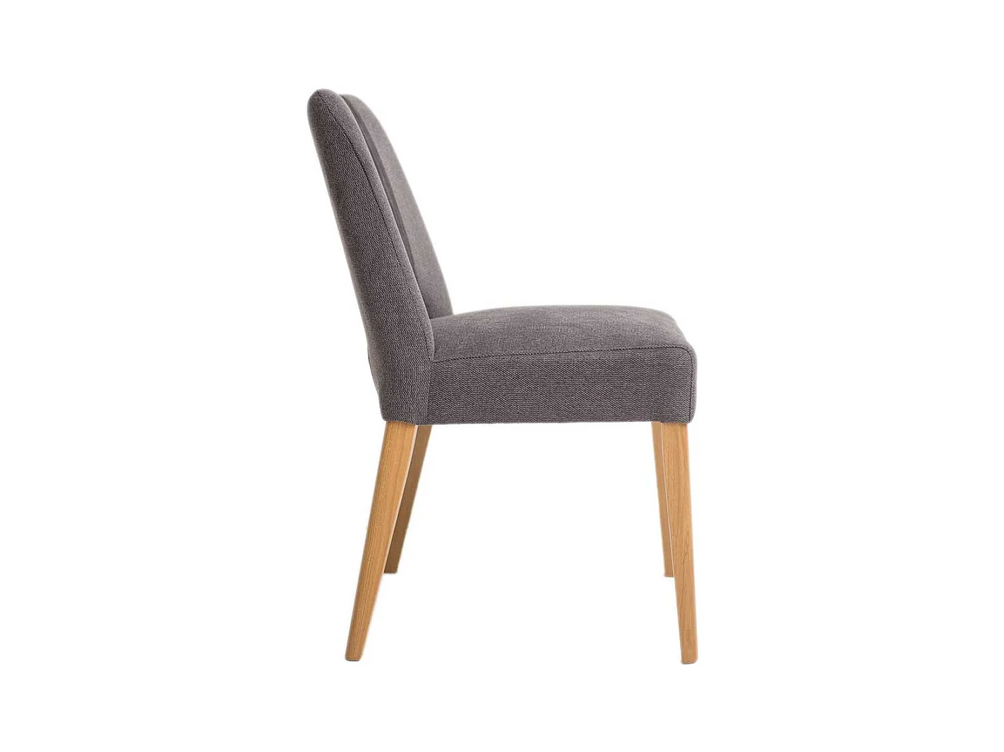 Esstisch Stuhl 53 cm breit Bezug aus Webstoff und Velours