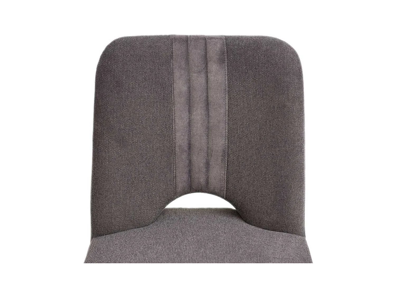 Esstisch Stuhl 53 cm breit Bezug aus Webstoff und Velours