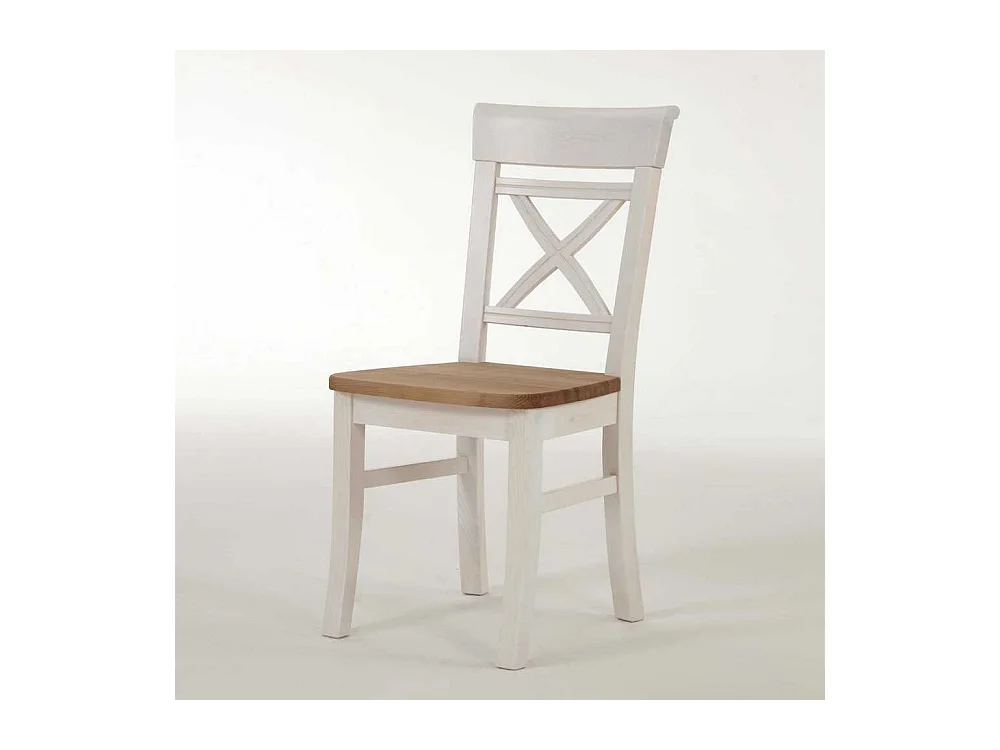 Esszimmerstuhl aus Kiefer Massivholz Landhausstil (2er Set)