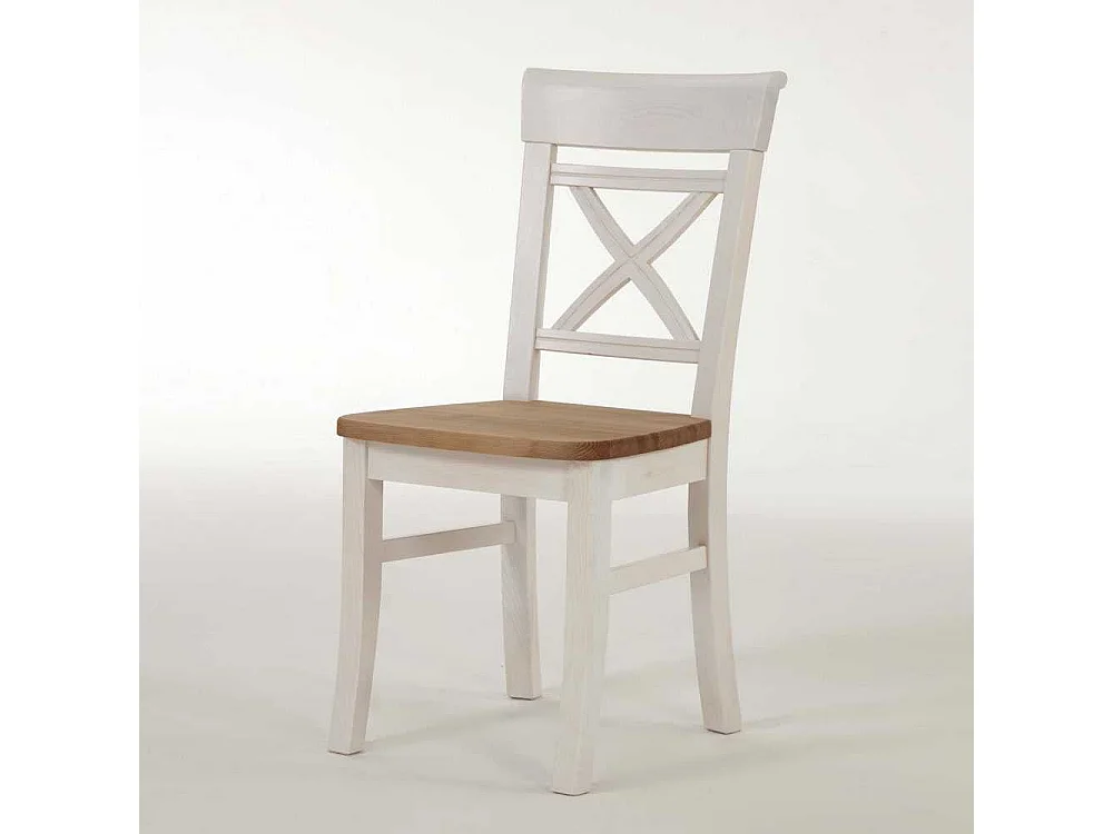 Esszimmerstuhl aus Kiefer Massivholz Landhausstil (2er Set)