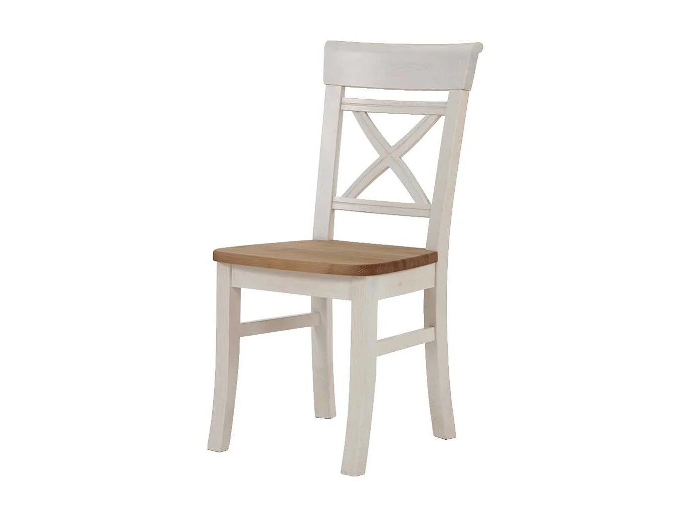 Esszimmerstuhl aus Kiefer Massivholz Landhausstil (2er Set)