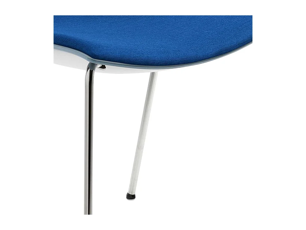 Stuhl in Blaugrau Kunststoff Made in Germany