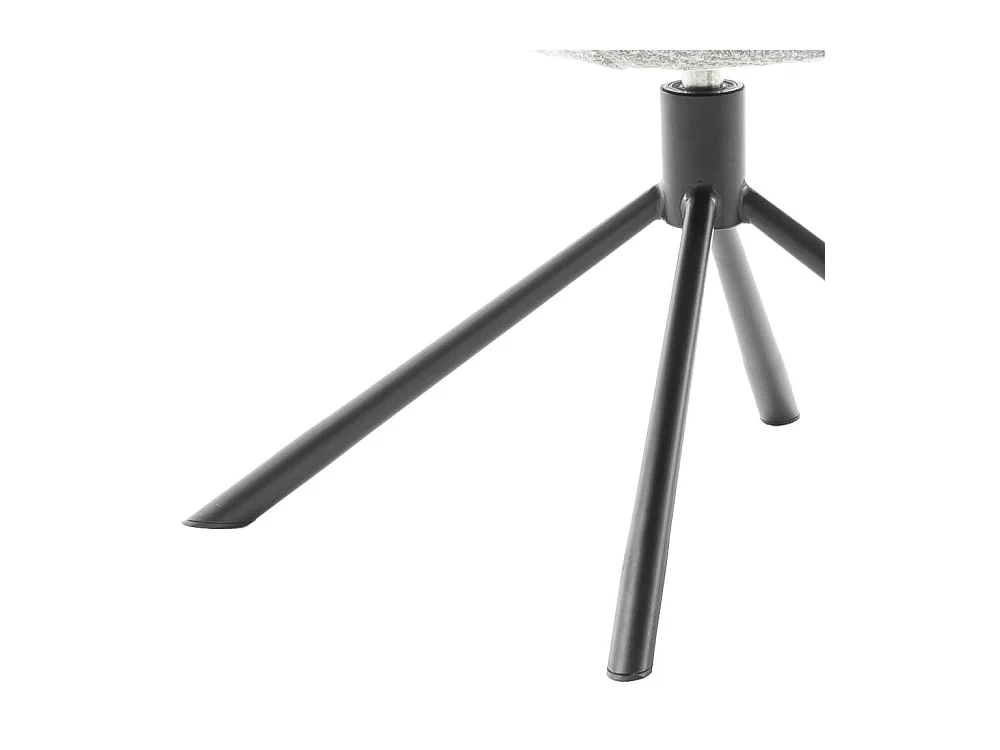 Esszimmerstuhl Armlehnstuhl um 360 Grad drehbar aus Chenillegewebe (2er Set)