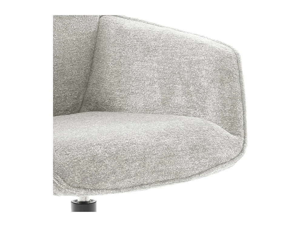 Esszimmerstuhl Armlehnstuhl um 360 Grad drehbar aus Chenillegewebe (2er Set)