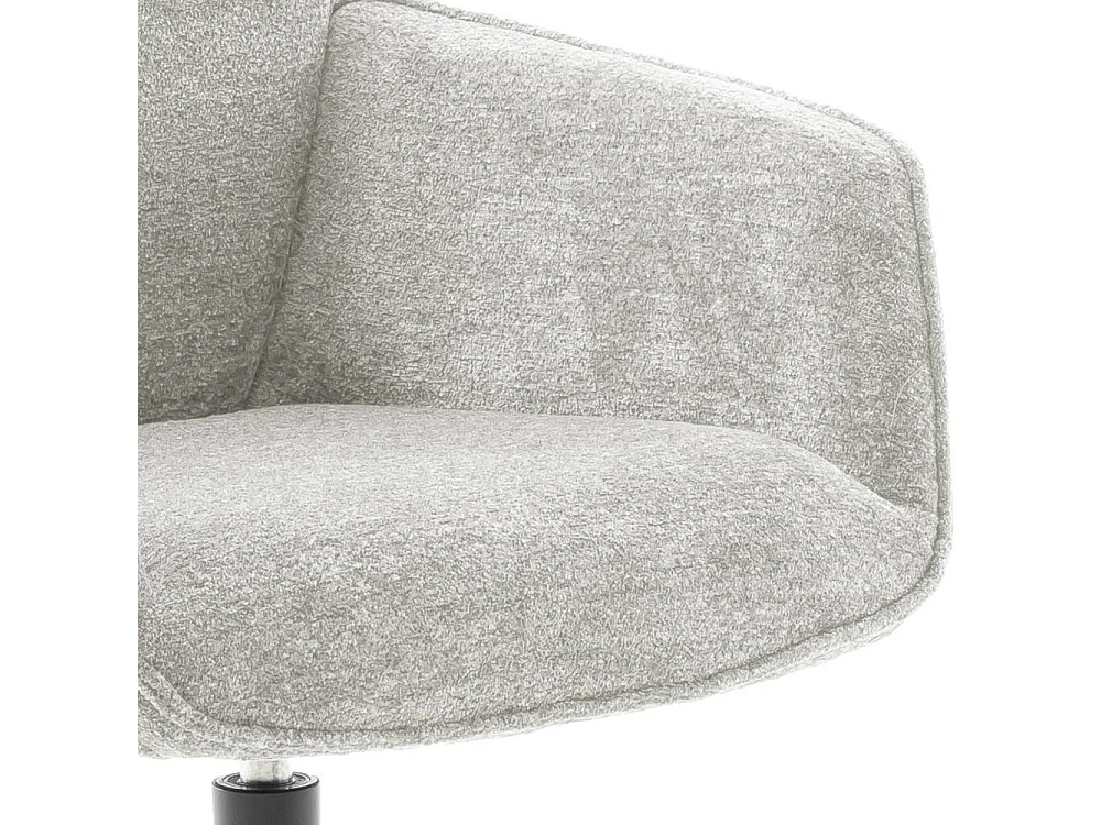 Esszimmerstuhl Armlehnstuhl um 360 Grad drehbar aus Chenillegewebe (2er Set)