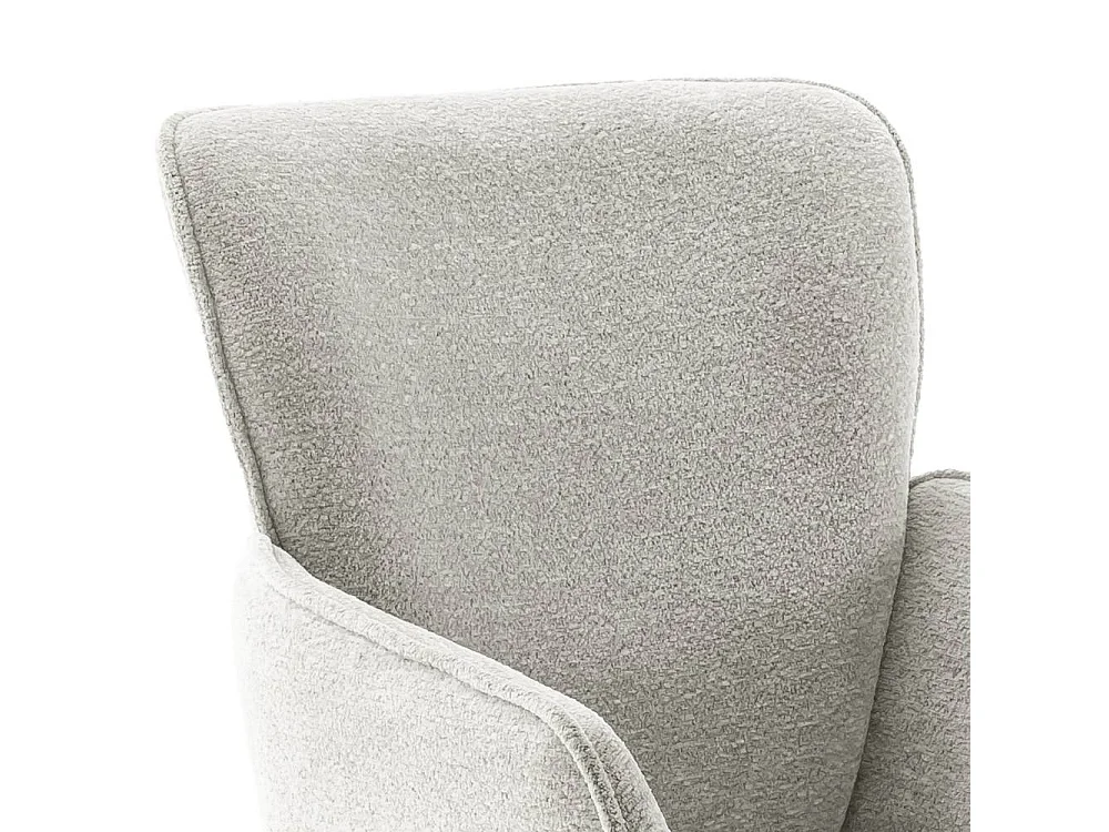 Polsterstuhl Esszimmerstuhl in Hellgrau und Edelstahlfarben (2er Set)