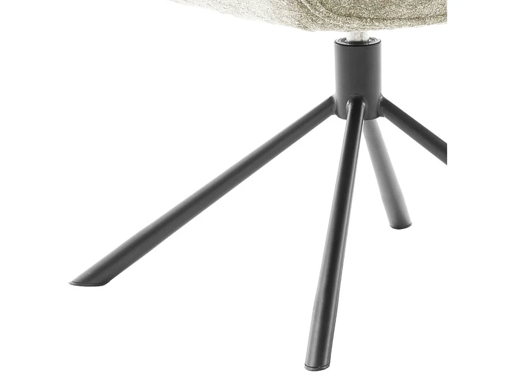 Armlehnstuhl Wohnzimmerstuhl in modernem Design - Cremeweiß (2er Set)