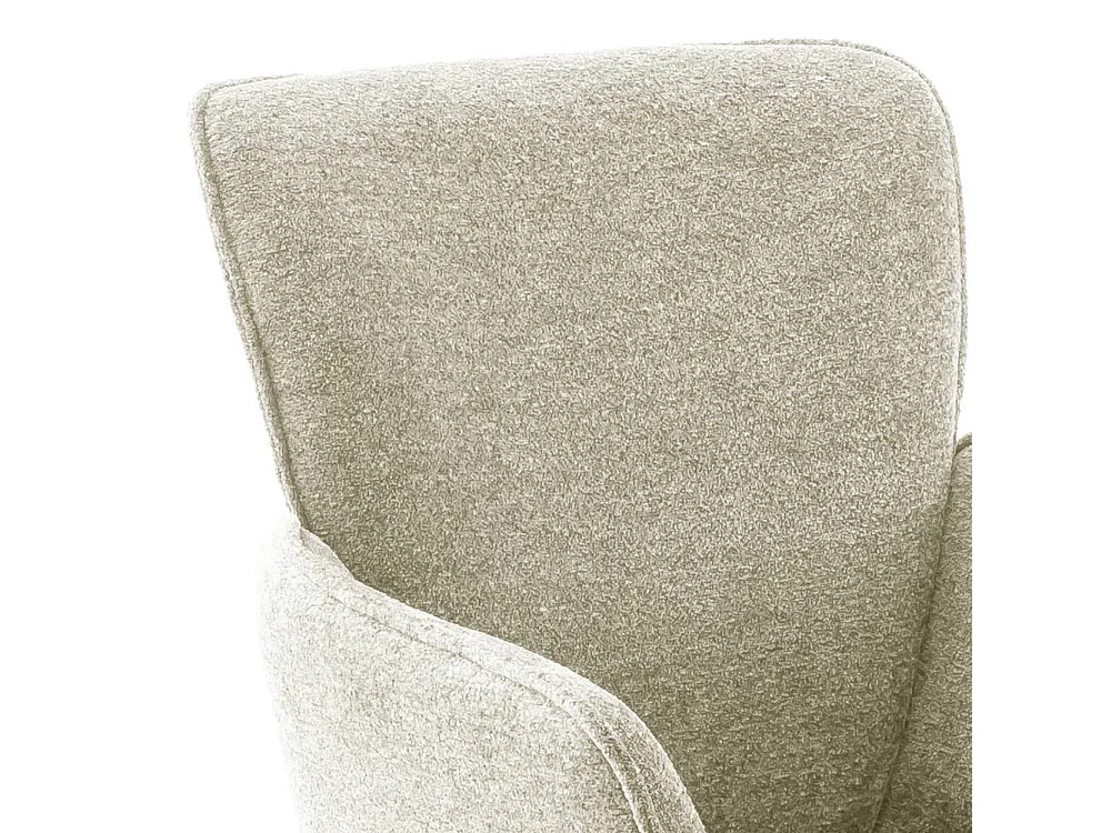 Armlehnstuhl Wohnzimmerstuhl in modernem Design - Cremeweiß (2er Set)