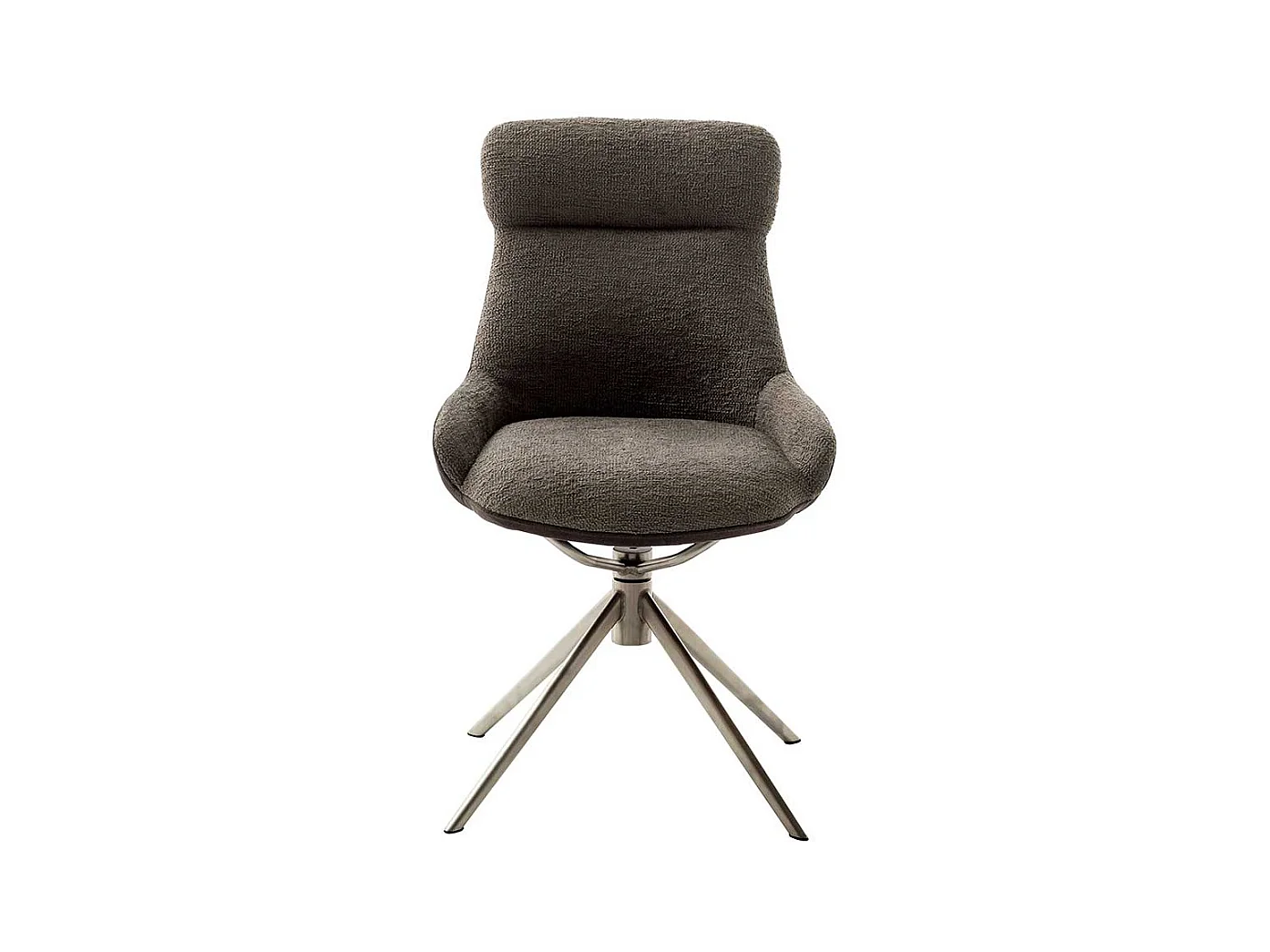 Esszimmerstuhl drehbar Schlammfarben (2er Set)