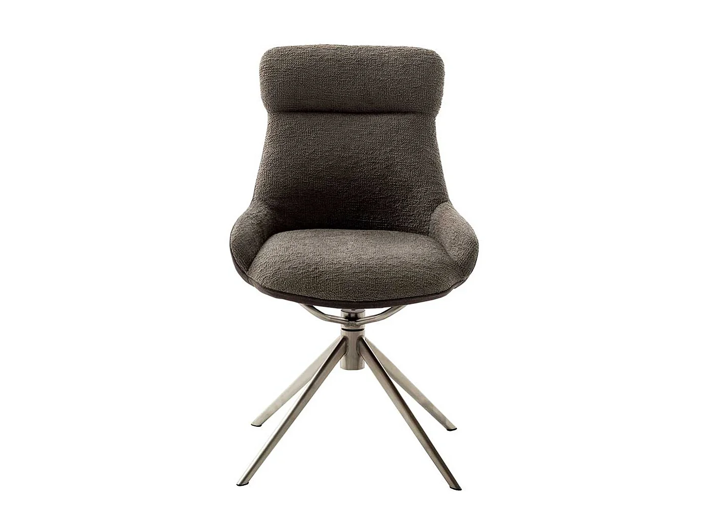 Esszimmerstuhl drehbar Schlammfarben (2er Set)