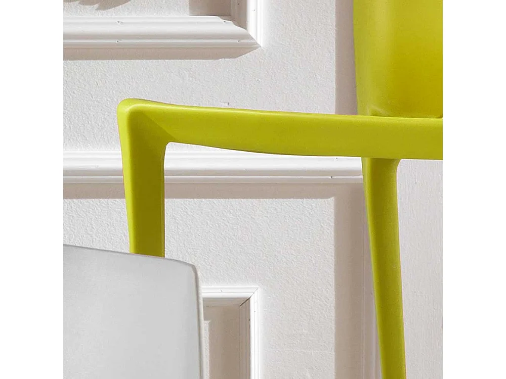 Design Stuhl in Hellgrün Retro (4er Set)