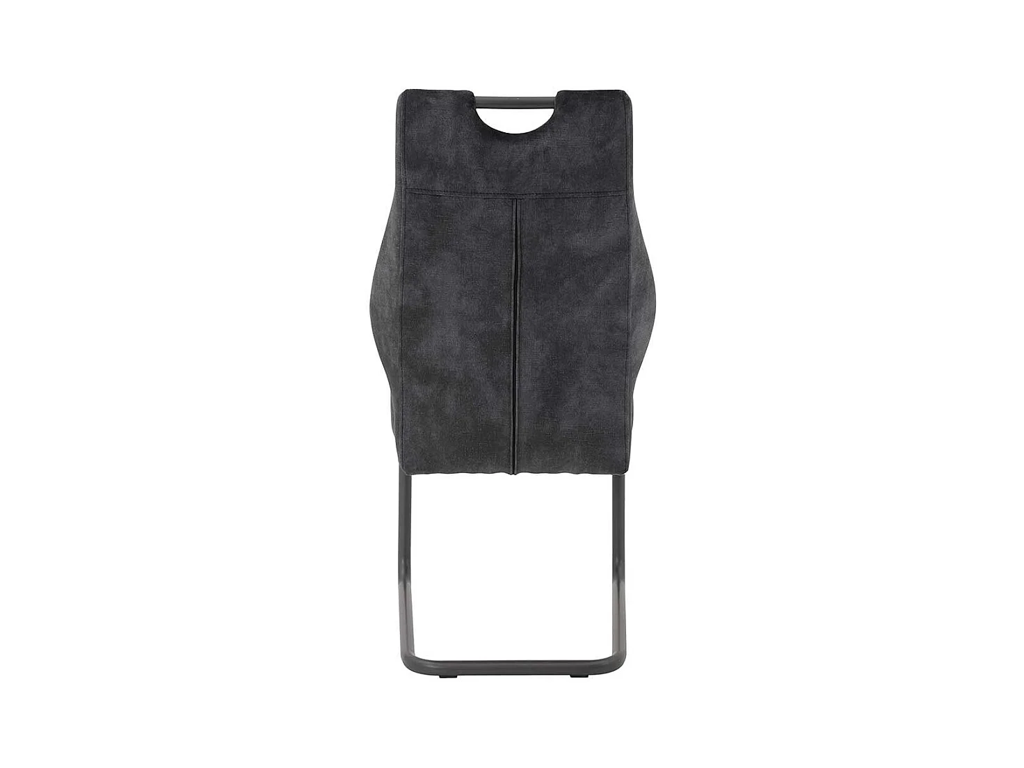 Moderne Schwingstühle aus Samtvelours in Anthrazit 99 cm hoch (Set)