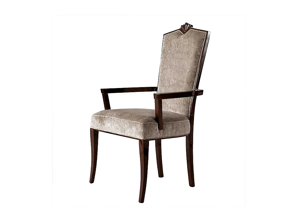 Hochwertiger Armlehnstuhl in italienischem Design hoher Lehne