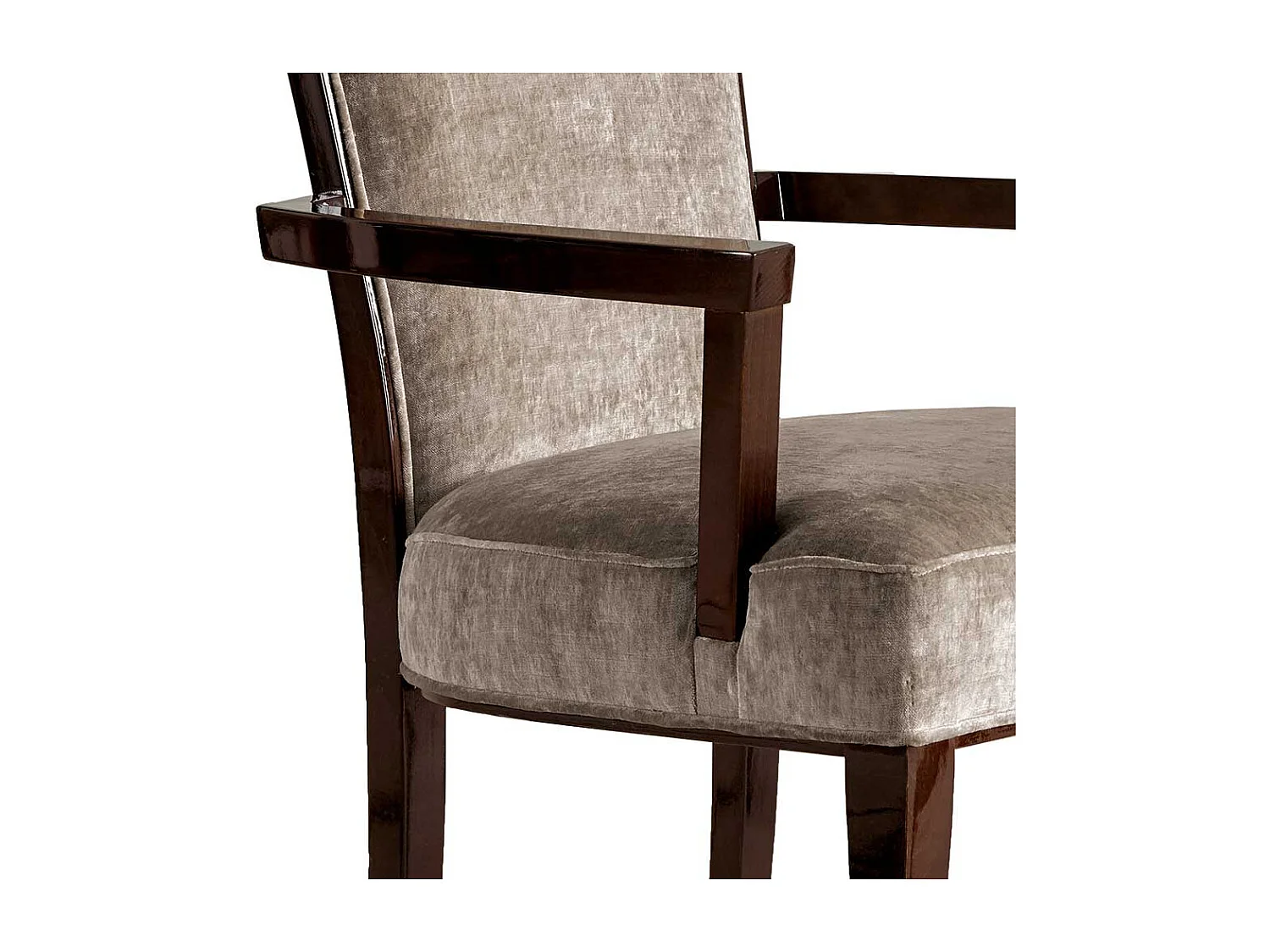 Hochwertiger Armlehnstuhl in italienischem Design hoher Lehne